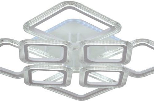 Потолочная светодиодная люстра Reluce 09826-3.3-4+4A WH (RGB)