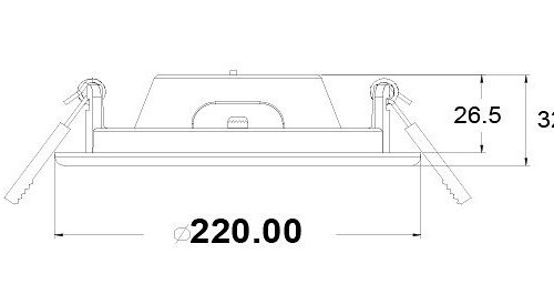 Встраиваемый светодиодный светильник Maytoni Stockton DL017-6-L18W