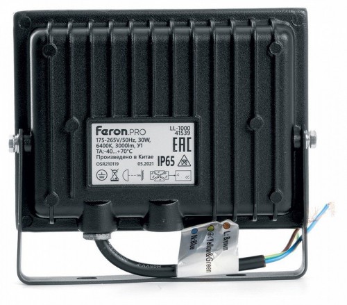 Светодиодный прожектор Feron LL-1000 30W 6400K 41539