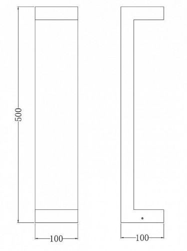 Уличный светодиодный светильник Maytoni Barclay Street O013FL-L9B