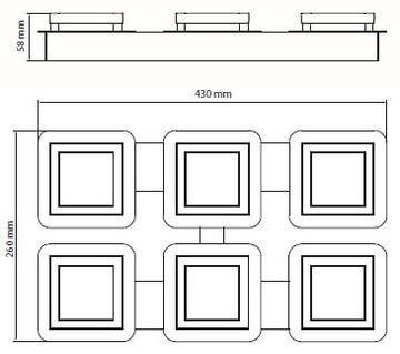Потолочный светодиодный светильник Horoz Likya 036-007-0006 (HRZ00002253)