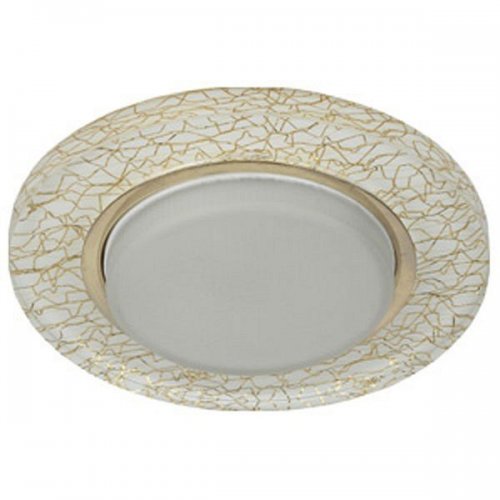 Встраиваемый светильник ЭРА GX53 DK80 WH/GD Встраиваемый светильник ЭРА GX53 DK80 WH/GD