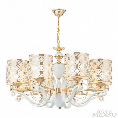 Подвесная люстра Arte Milano Florentia-3097 303097/8 Wh/Gd
