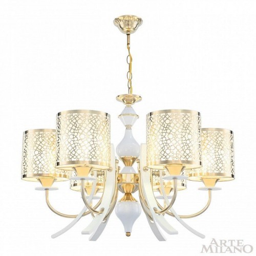 Подвесная люстра Arte Milano Florentia-6067 306067/6 Wh/Gd