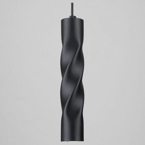 Подвесной светодиодный светильник Eurosvet Scroll 50136/1 LED черный Подвесной светодиодный светильник Eurosvet Scroll 50136/1 LED черный