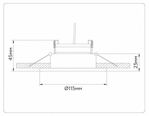 Встраиваемый светильник Ambrella light TECHNO SPOT TN51912