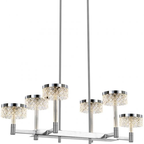 Подвесная люстра DeLight Collection Diamond cut MD21020075-6B chrome