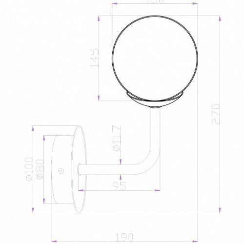Бра Maytoni Erich MOD221-WL-01-G