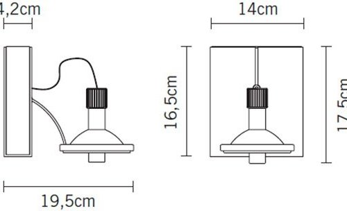 Настенный светильник Fabbian Book D85G0101