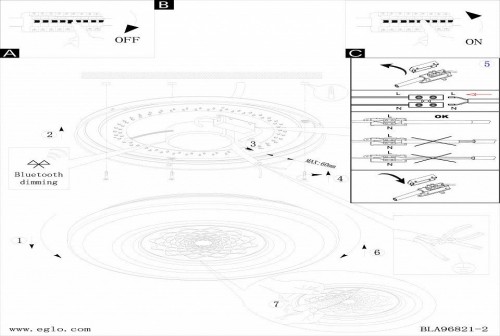 Потолочный светодиодный светильник Eglo Capasso-C 96821