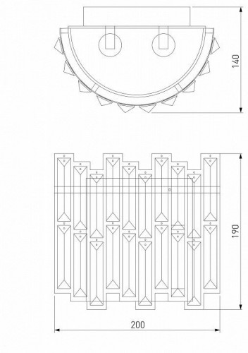Бра Bogates Zolletta 339/2 Strotskis (313/2)