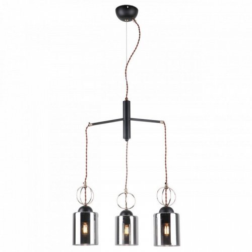 Подвесной светильник Imex MD.0103-3-S BK+FGD