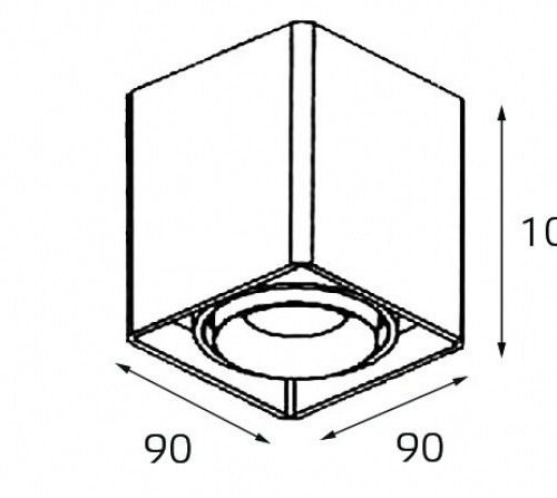 Точечный светильник Megalight Mg-56 5641 black Точечный светильник Megalight Mg-56 5641 black