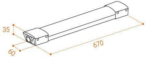 Накладной светильник Wolta  WPL18-6.5K60-01