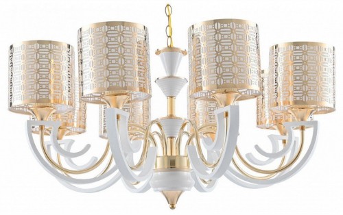 Подвесная люстра Arte Milano Florentia-8857 308857/8 Wh/Gd Подвесная люстра Arte Milano Florentia-8857 308857/8 Wh/Gd