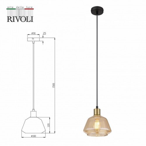 Подвесной светильник Rivoli Ada 3195-201 Б0055363