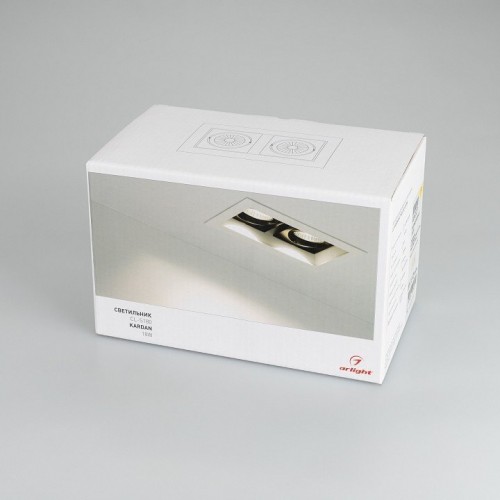 Встраиваемый светильник Arlight Cl-kardan CL-KARDAN-S180x102-2x9W Day (WH-BK, 38 deg) Встраиваемый светильник Arlight Cl-kardan CL-KARDAN-S180x102-2x9W Day (WH-BK, 38 deg)