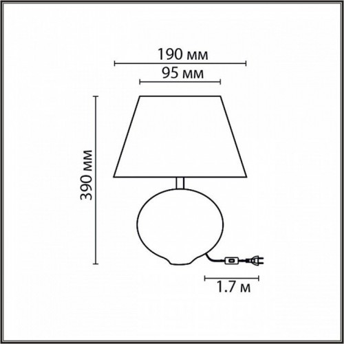 Интерьерная настольная лампа Lumion Tapala 8139/1Т