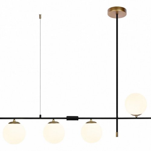 Потолочная люстра Arte Lamp Arkab A2225SP-4BK Потолочная люстра Arte Lamp Arkab A2225SP-4BK