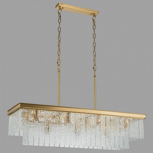 Подвесная люстра Belfast Harland 6308-10C BR CL Подвесная люстра Belfast Harland 6308-10C BR CL