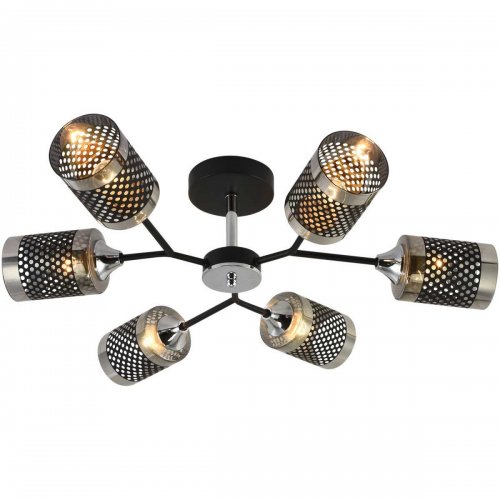 Потолочный светильник Reluce 01405-3.3-06B BK+CR Потолочный светильник Reluce 01405-3.3-06B BK+CR