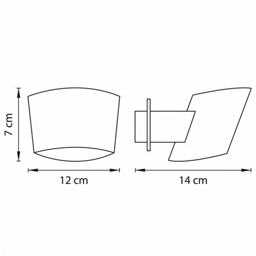 Настенный светильник Lightstar Dissimo 803610