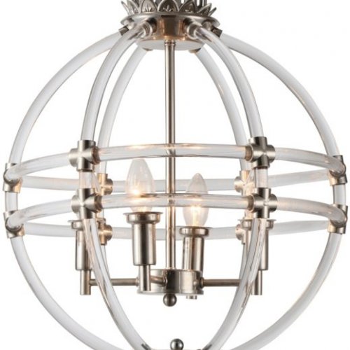 Подвесная люстра DeLight Collection Impero KM0766P-4 nickel