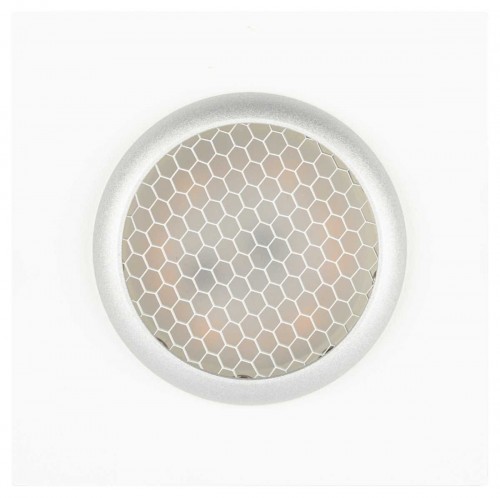 Светильник встраиваемый алюминиевый ЭРА KL110 WH/SL под лампу MR16 GU5.3 белый/серебро матовый Б0061532