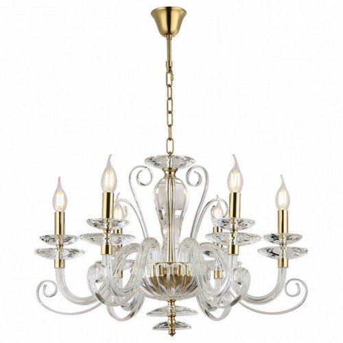 Подвесная люстра 8570 8576/C gold polished
