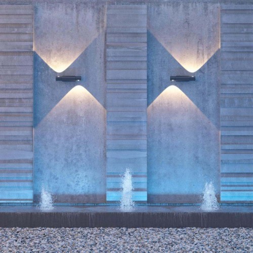 Уличный настенный светодиодный светильник Novotech Kaimas 358089