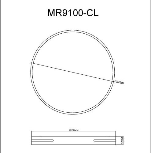 Потолочный светильник Oberon MR9100-CL