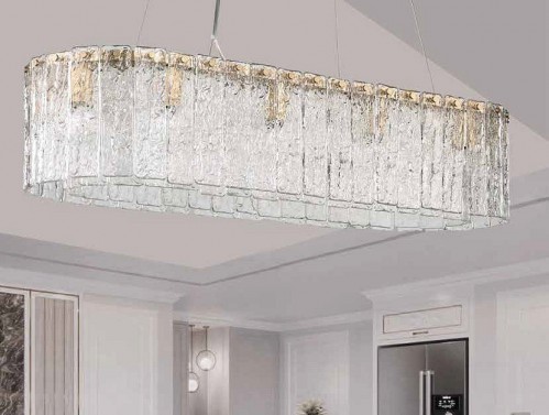 Подвесной светильник Newport 10820/120 brass oval М0064786