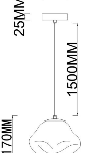 Подвесной светильник Wertmark Isola WE219.01.103