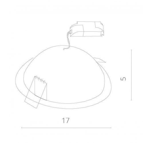 Точечный встраиваемый светильник Arte Lamp Riflessione A7016PL-1WH