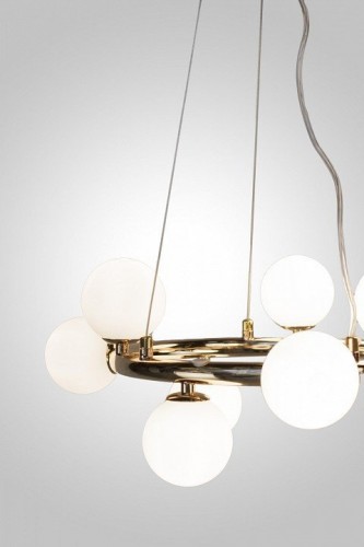 Подвесная люстра AM-Group AM488 AM488 GOLD D500 Подвесная люстра AM-Group AM488 AM488 GOLD D500