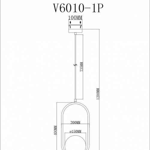 Подвесной светильник Moderli Klaster V6010-1P