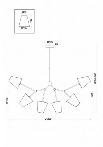 Потолочная люстра Freya Hats FR5370CL-06B