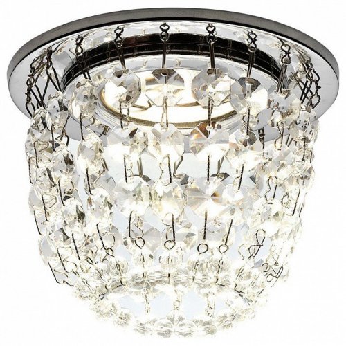 Встраиваемый светильник Ambrella light Crystal K2075 CH/CL