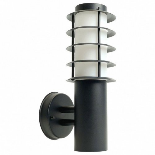 Светильник садово-парковый Feron DH046-B, Техно на стену, 18W E27 230V, черный 51526