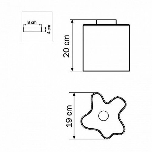 Потолочный светильник Lightstar Nubi 802010