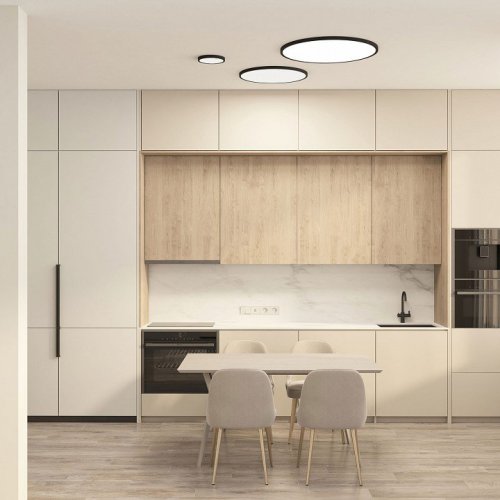 Потолочный светильник Denkirs THIN DK6524-BK