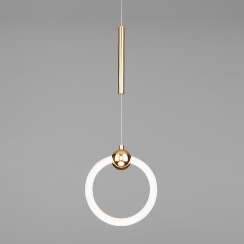 Подвесной светодиодный светильник Eurosvet Rim 90165/1 золото Подвесной светодиодный светильник Eurosvet Rim 90165/1 золото