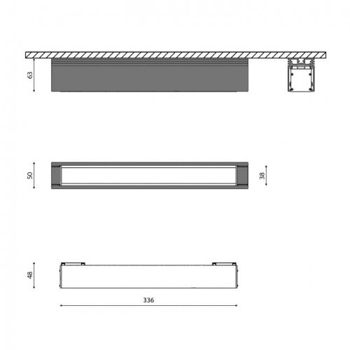 Трековый светильник DesignLed SY SY-601211-BL-12-NW