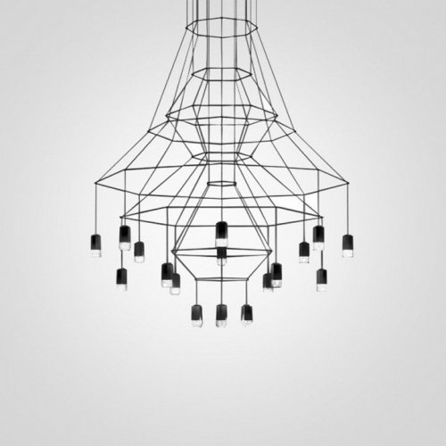 Подвесная люстра Imperiumloft Vibia Wireflow 40,1635