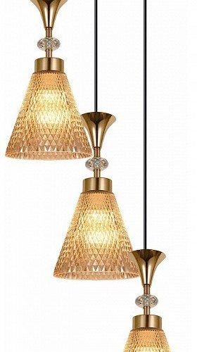 Подвесная люстра Reluce 02005-0.9-03 Amber