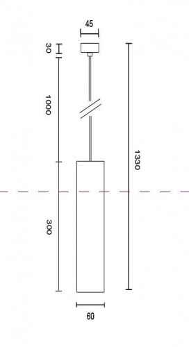 Подвесной светильник Maytoni Focus 3 P075PL-01W