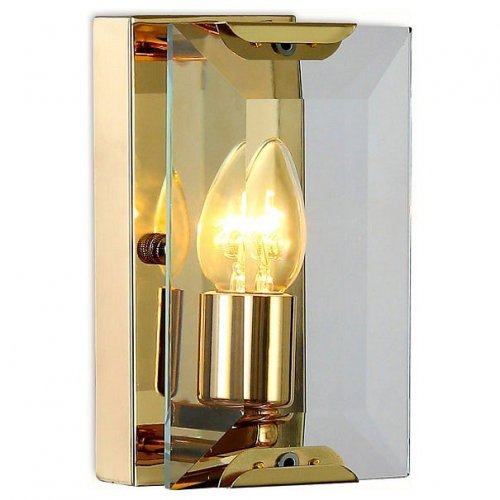 Накладной светильник Ambrella light Traditional 6 TR5157 GD/CL золо/прозрачный E14/1 max 40W 210*130*100