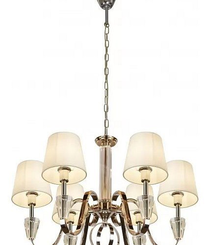 Подвесная люстра iLamp Alesti P2424-6 Nickel