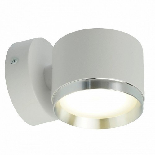 Светильник  настенный Feron HL4598  Barrel DUET 12W, 230V,GX53, белый + хром IP20