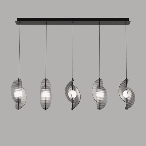 Подвесной светильник DeLight Collection MD24030035 MD24030035-5B black/smoky Подвесной светильник DeLight Collection MD24030035 MD24030035-5B black/smoky